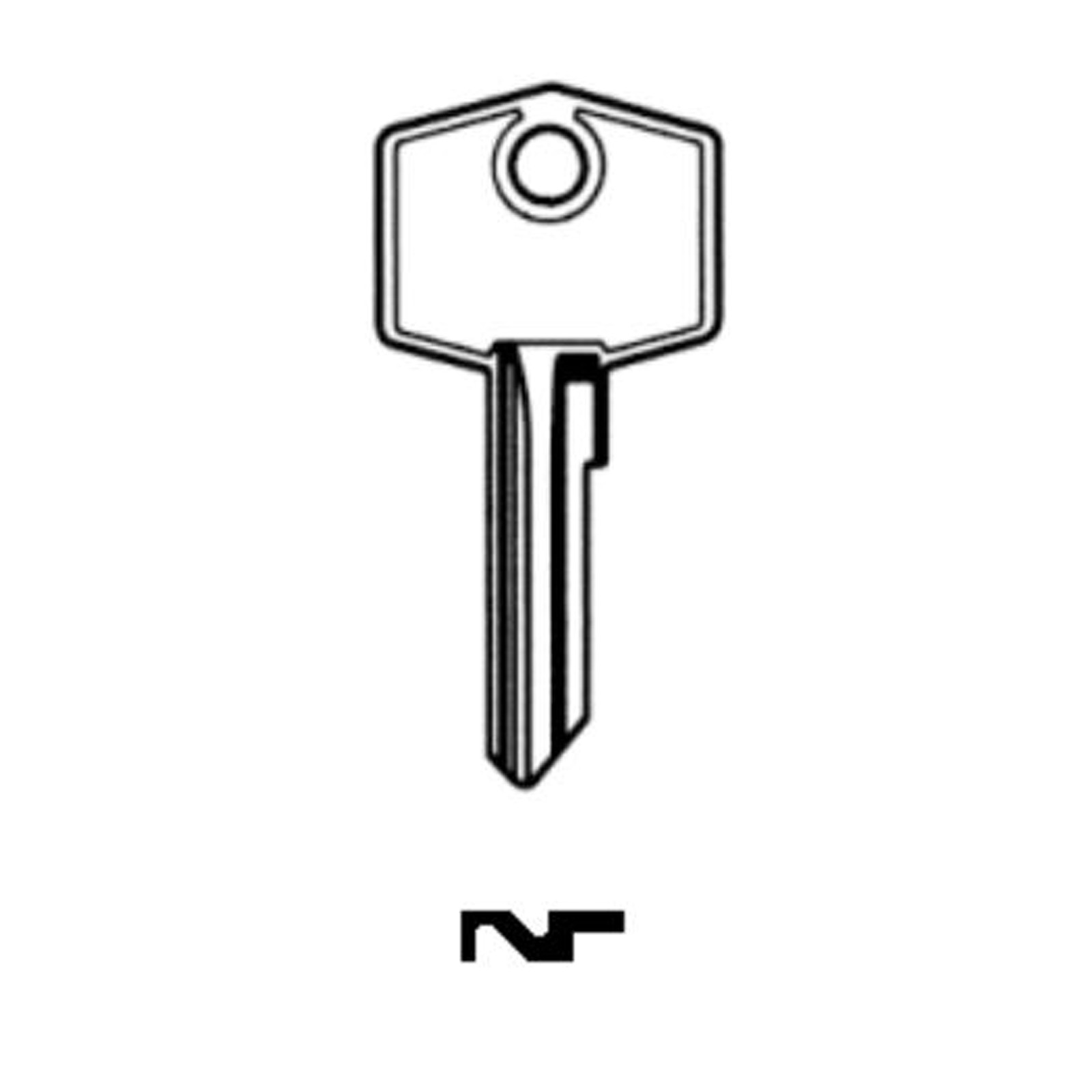 2x Spare key for Classic / Vintage Cars Codes FS876 - FS955