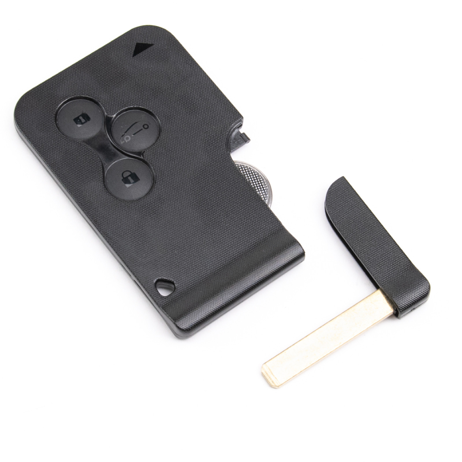 Guscio Telecomando Chiave 3 Pulsanti Blu Con Batteria Per Ford Transit Mk7 - Custodia Di Ricambio Aftermarket
