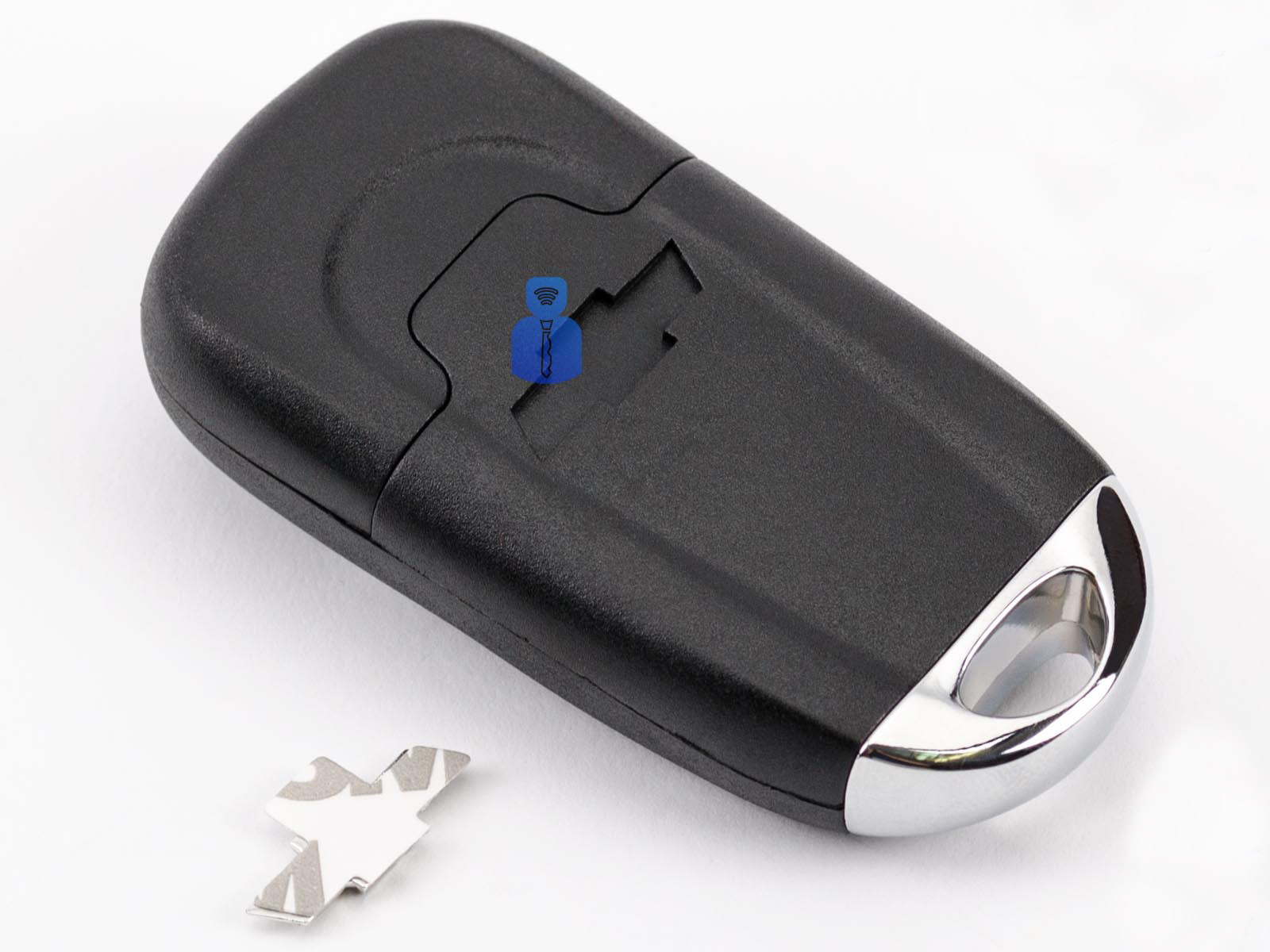 Ontto Custodia Portachiave In Fibra Di Carbonio Per Chevy Camaro Traverse Equinox Sonic Cruze Spark Volt Bolt (2016-2020) - 5 Tasti, Nero