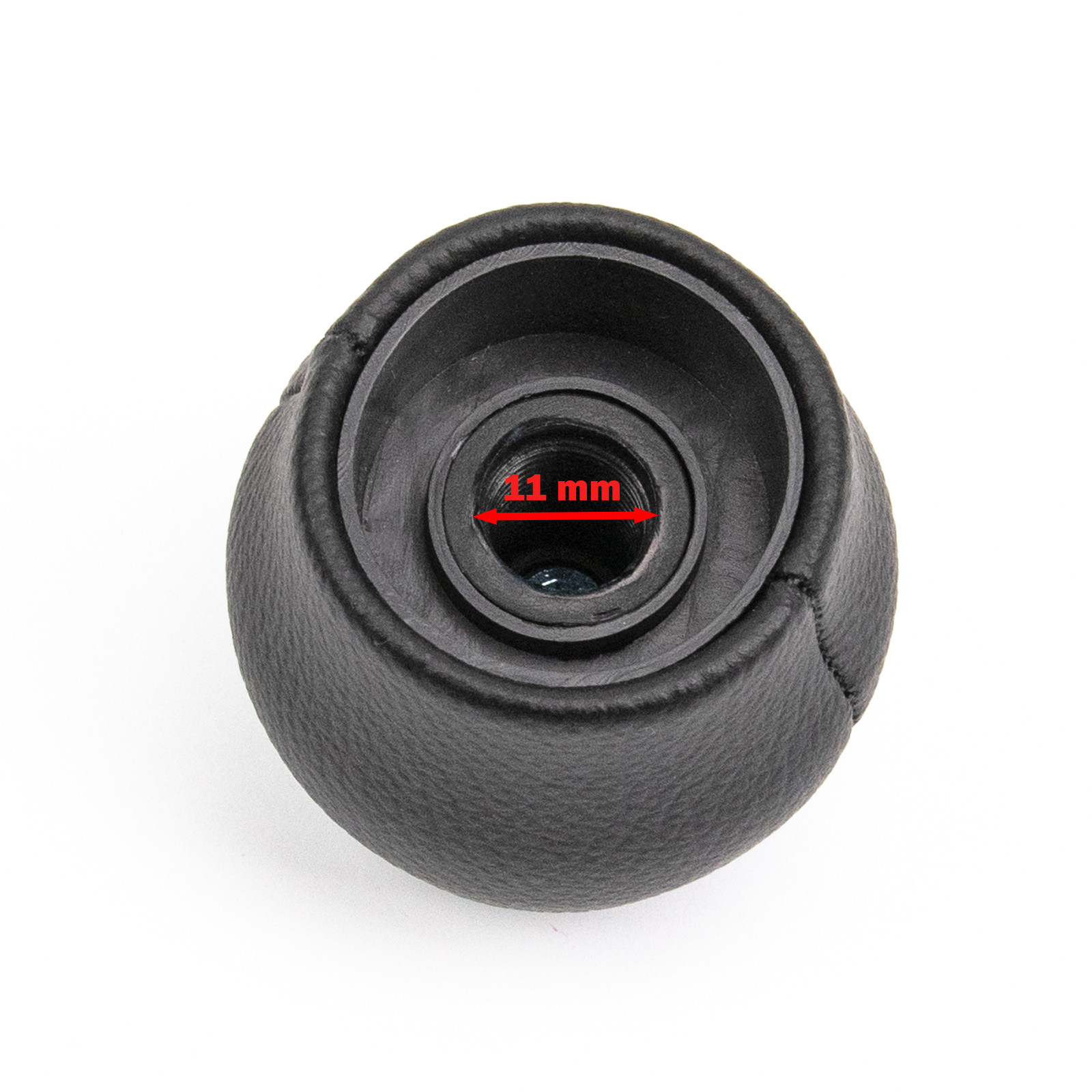 Black & Chrome 6-Speed Gear Shift Knob For Toyota Auris, Avensis, Corolla, RAV4, Yaris – 11mm