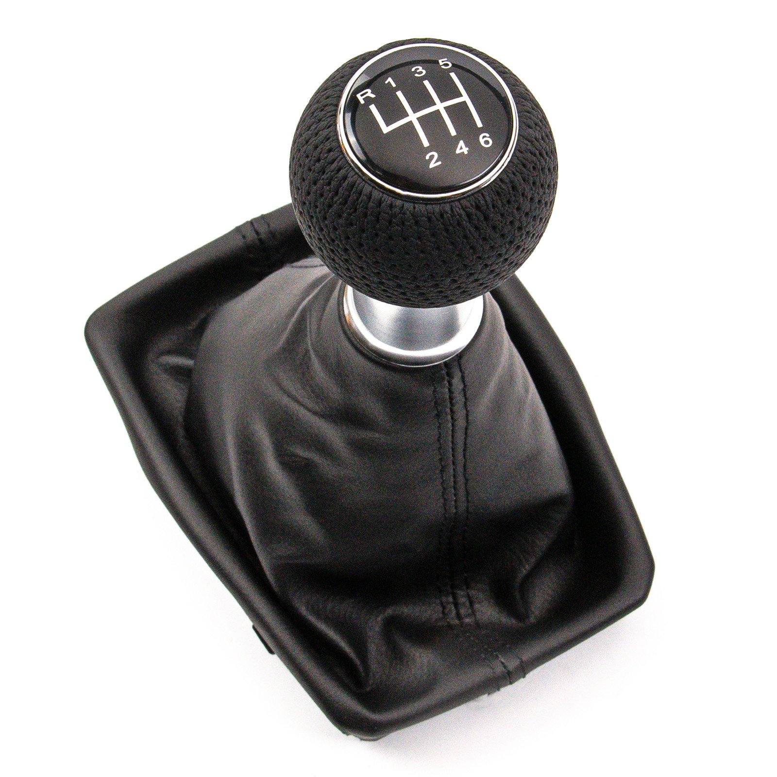 Gear Shift Knob With Boot For Audi A4 B6 B7 8E 6 Speed