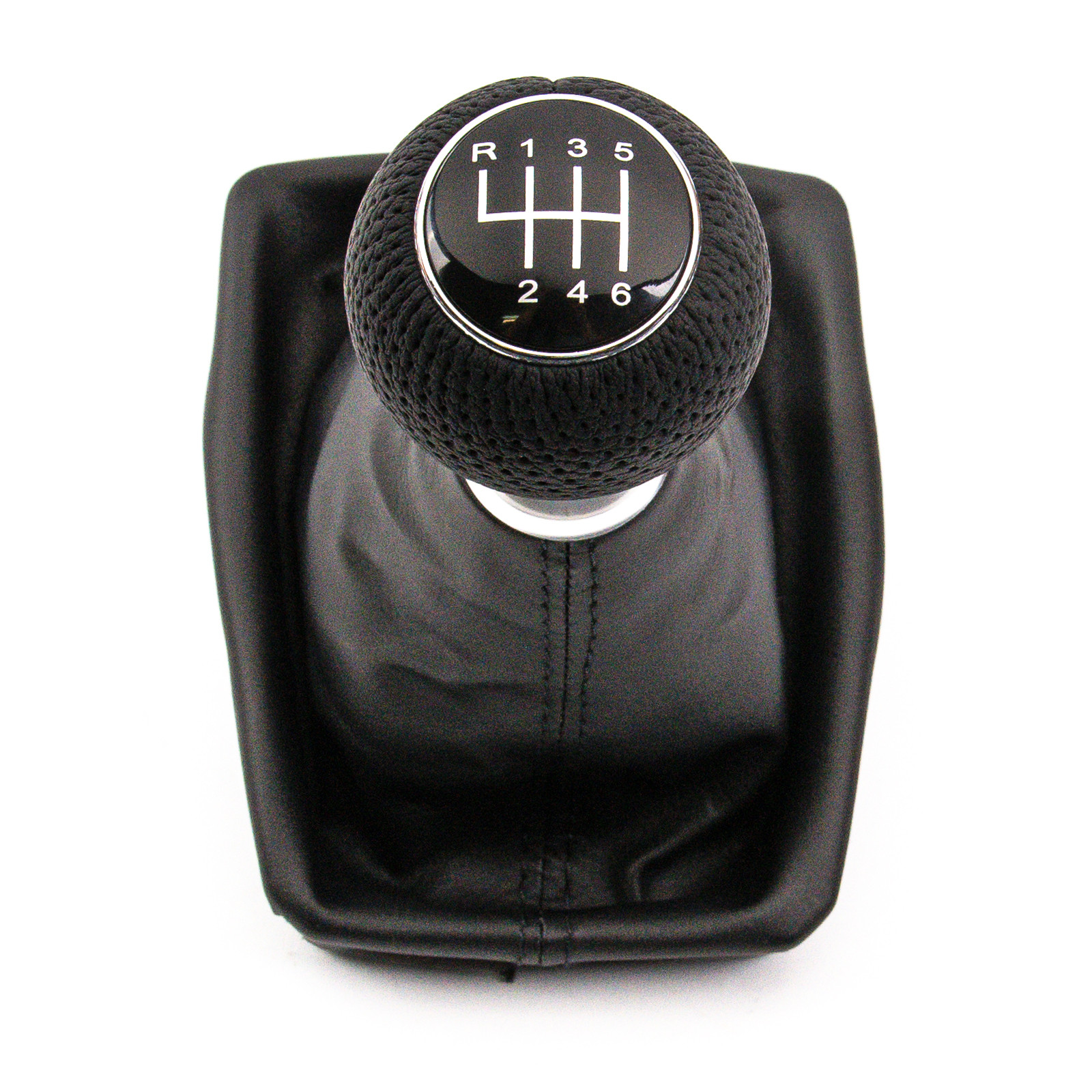 Gear Shift Knob With Boot For Audi A4 B6 B7 8E 6 Speed