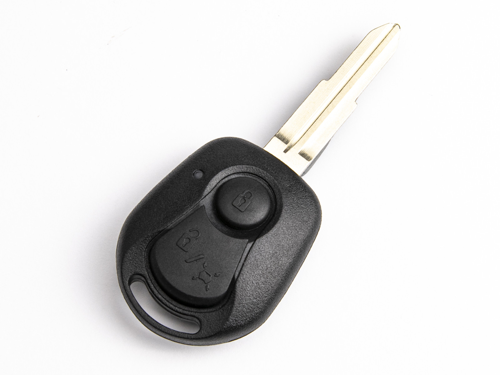 Custodia Chiave 2 Pulsanti In Plastica Per SsangYong Actyon Kyron Rexton