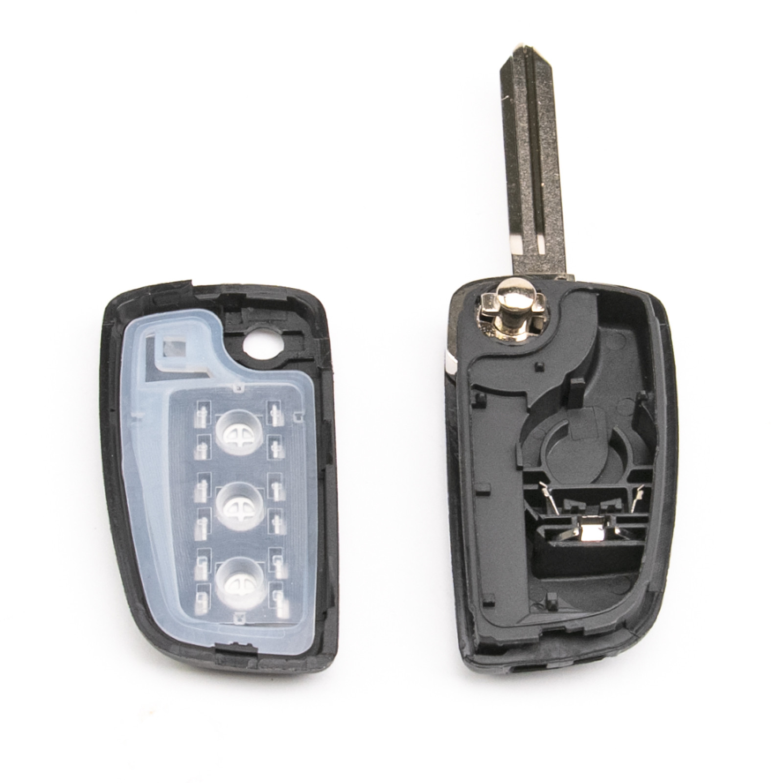 Custodia Morbida In Silicone Con Effetto Carbonio Per Chiave Auto Nissan - Adatta Per Juke, Micra, Leaf, X-Trail, Qashqai, Note, Pulsar, Rogue