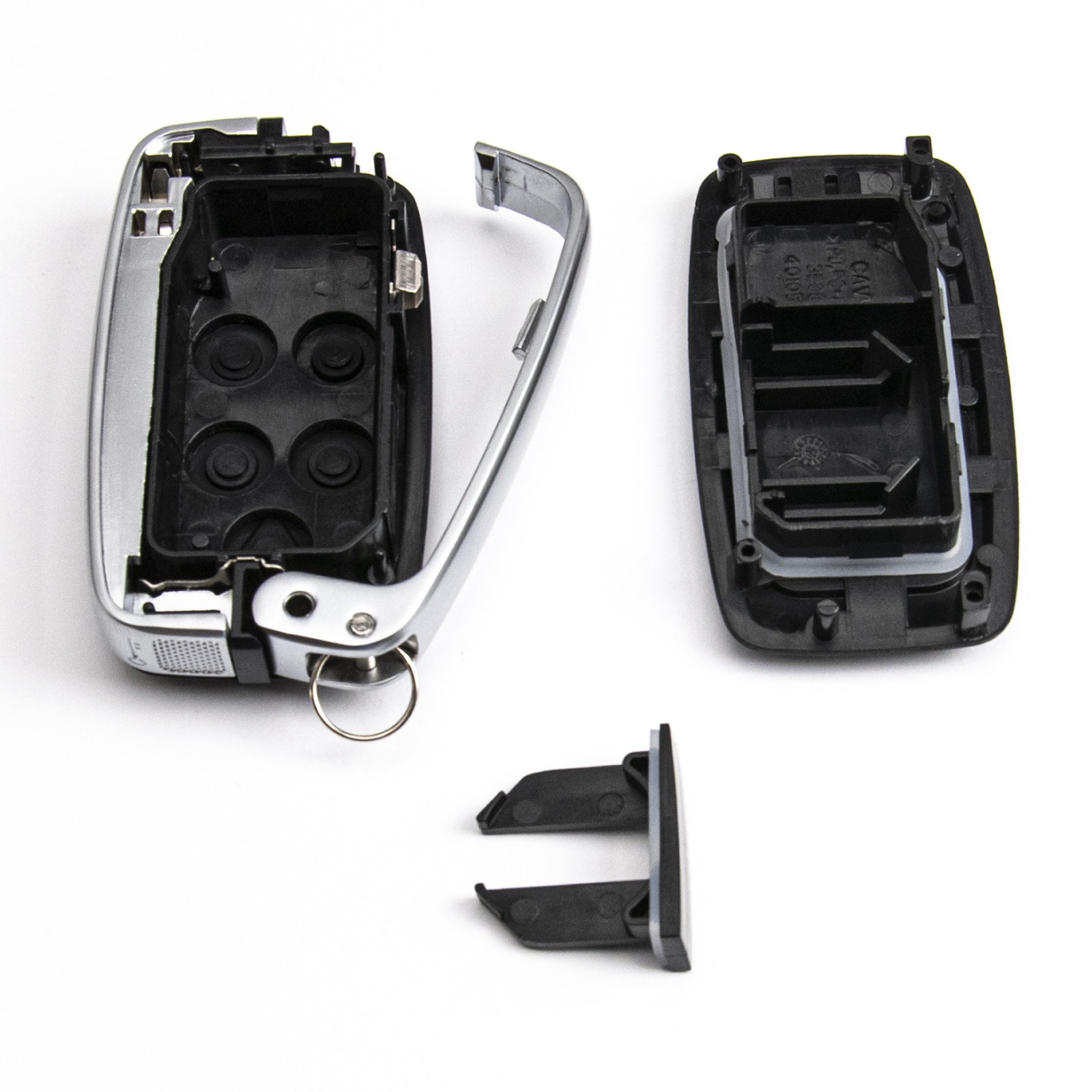 Custodia Portachiavi Ricambio Per Land Rover Discovery LR4, Range Rover Evoque, Sport (2010-2015) – Guscio 5 Pulsanti Con Cacciavite, Portachiavi E Batteria CR2032