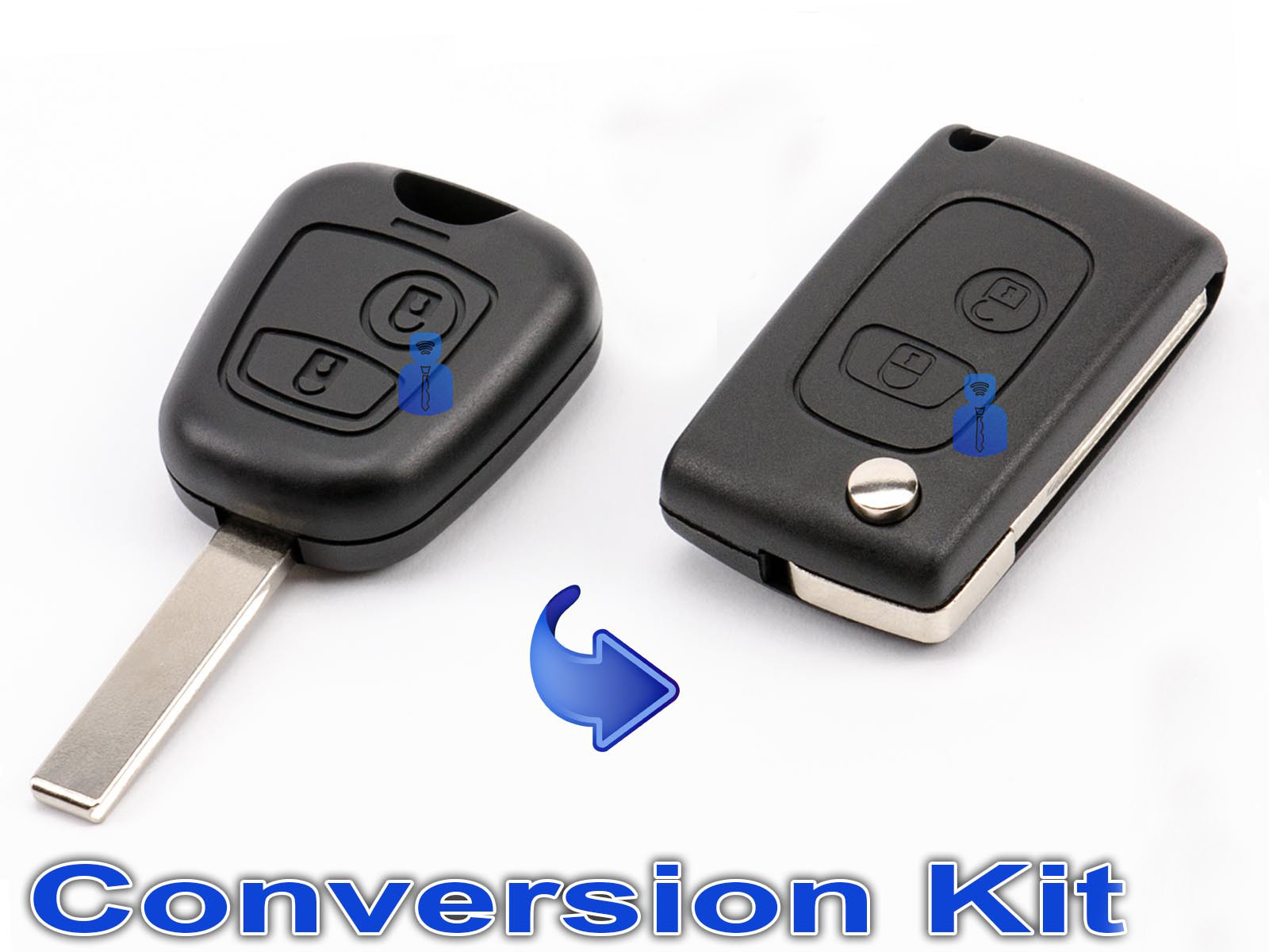 Citroën Key Shell Case 3-Button – Fits Berlingo, Jumpy, Jumper (CE0536)