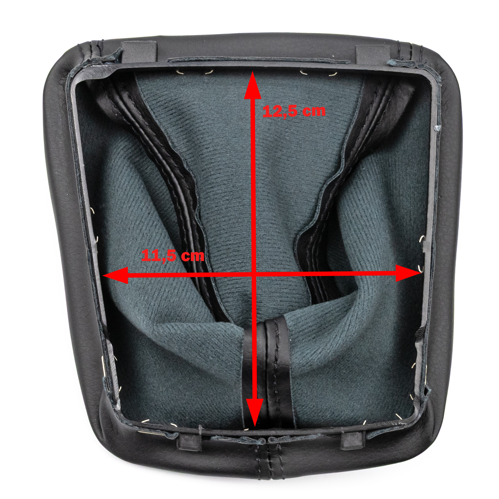 Pommeau De Levier De Vitesse 5 Vitesses Avec Soufflet Cuir Pour Skoda Octavia A5 (2004-2012) - Noir, Remplacement Direct