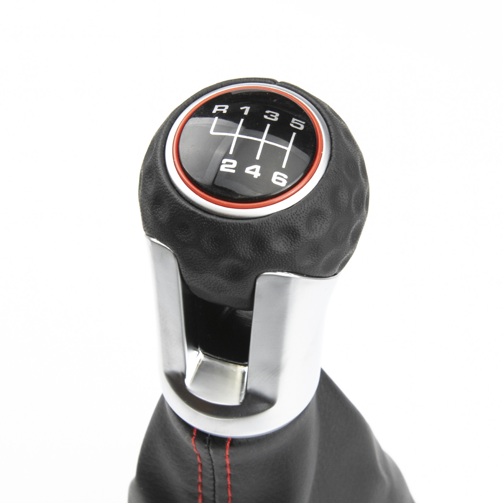 KIMISS Cuffia Del Cambio In Pelle PU Per Ford Transit MK7 - Copri Leva Manuale Antipolvere E Decorativa - Colore Nero