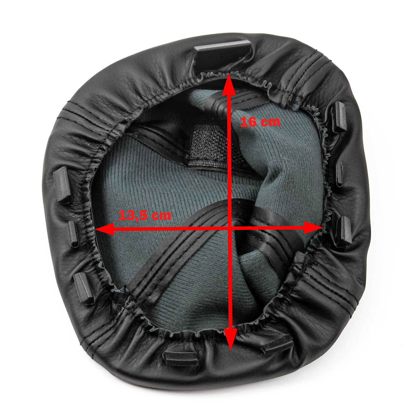 Pomello Del Cambio In Pelle Per Iveco Daily 2006-2011 LHD (5/6 Marce) – Nero