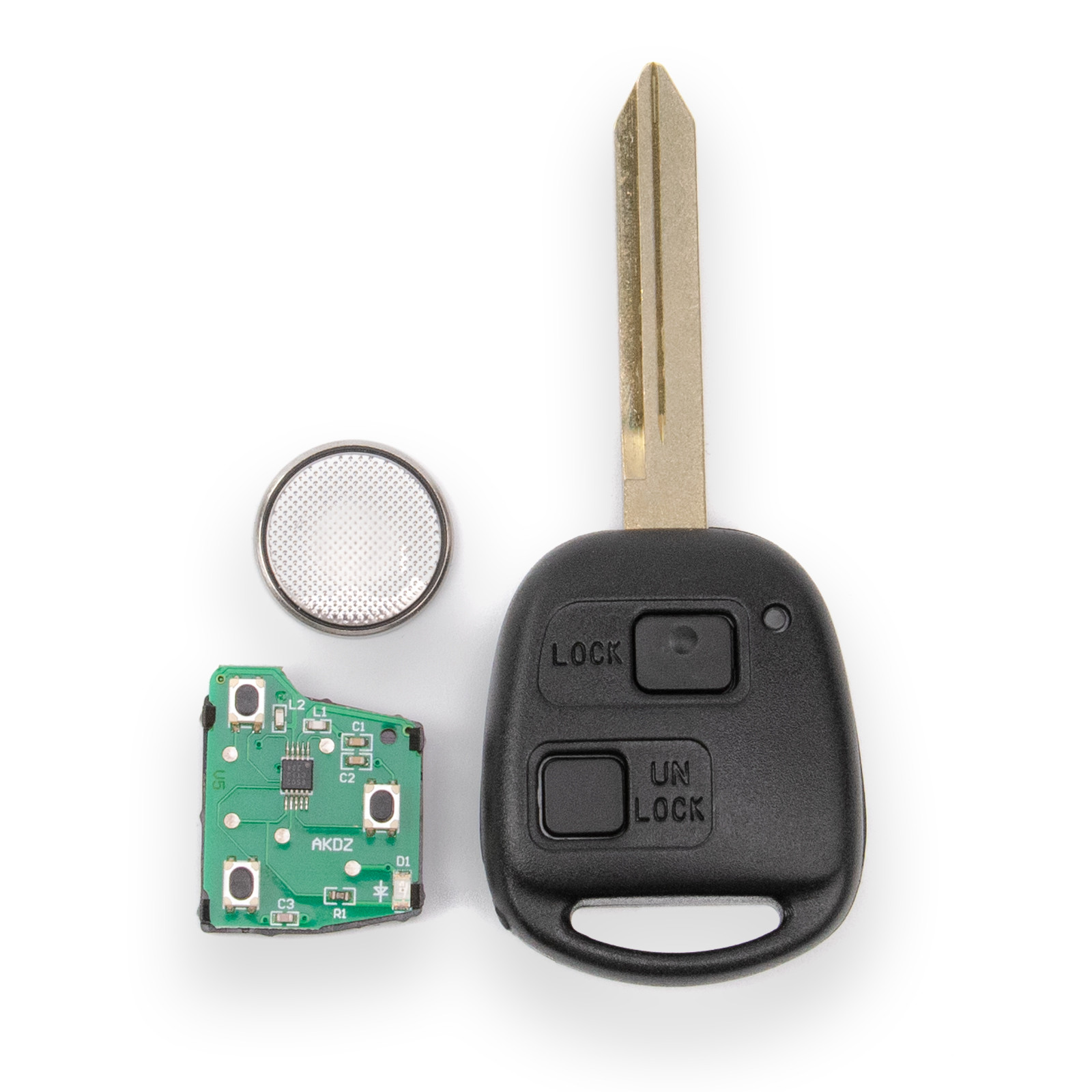Remote Key for Toyota Yaris Prius Celica Corolla 890700D02084 ID4C TOY43 - Aftermarket