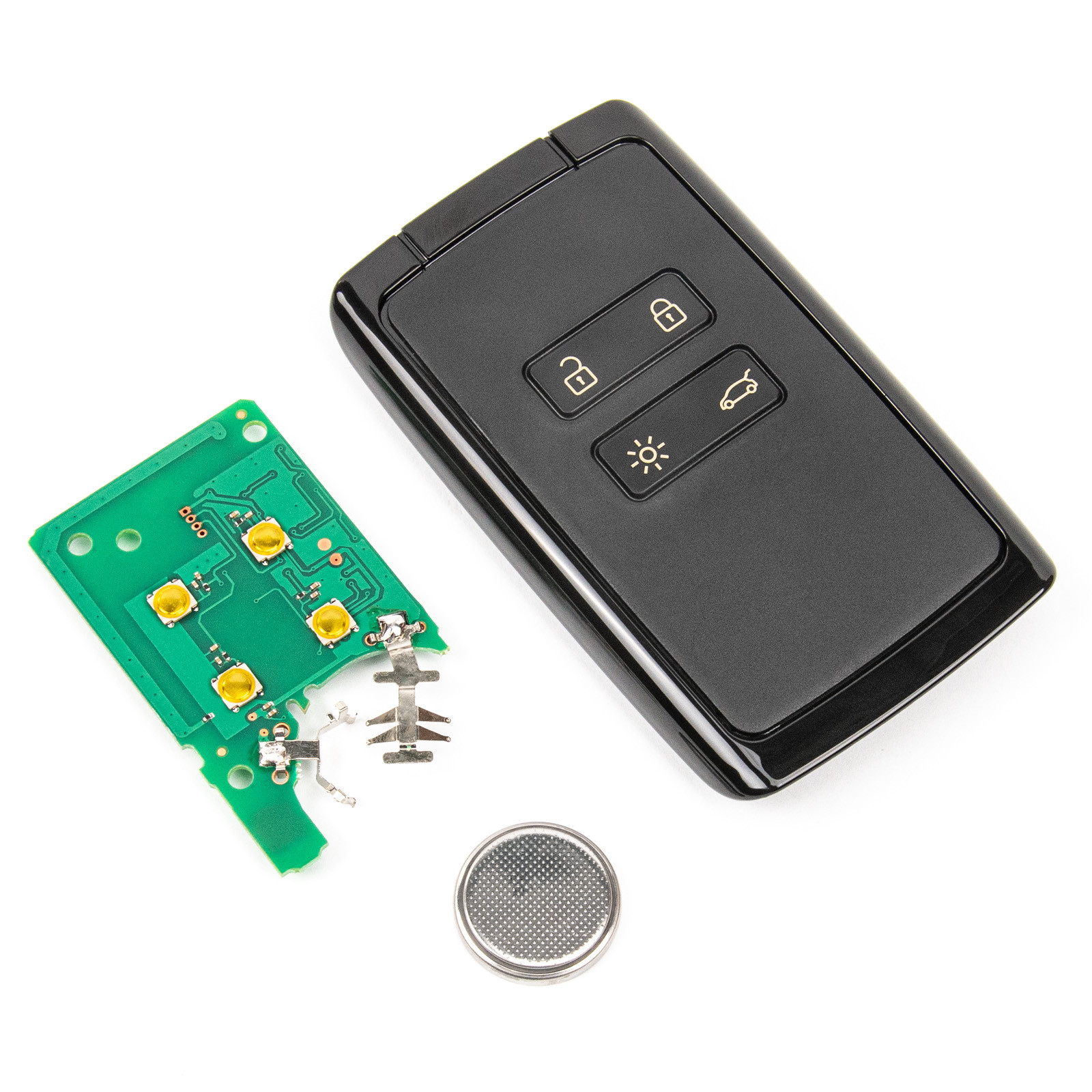 Smart Cheie Card pentru Renault Megane 4 433Mhz / 434Mhz4A HITAG AES Keyless Go