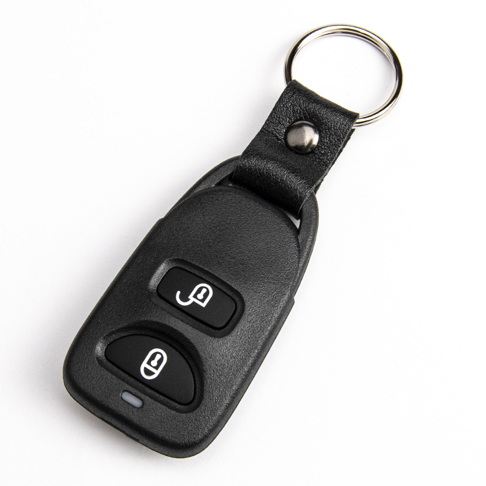 HIBEYO Custodia In Pelle Per Chiavi Auto Kia | Adatta Per Sportage, Stinger, Cerato, Carens, Optima | Protezione Antigraffio Con Portachiavi | Colore Rosa