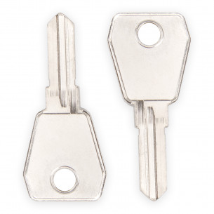 2x Cheie pentru Eurolocks AL-KO Allux Cutii poștale și mobilier de birou 6601-7100