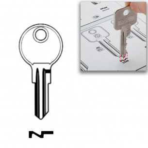 2x Cheie pentru TriMark Încuietori pentru camioane Coduri TH1-TH25