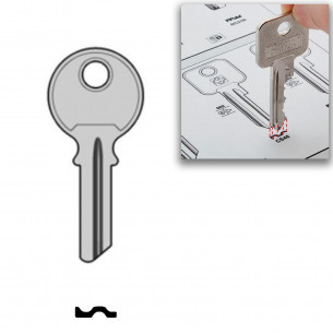 2x Chiave per GHE DLP Presta Fiat Laporte Iveco Auto