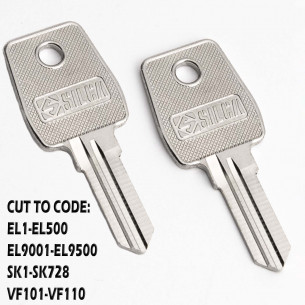 2x Clé Eurolocks pour Classeurs, Boîtes aux Lettres, Serrures de Meubles, Codes 9001-9500 etc.