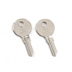 2x Spare key for Various Truck Locks Garage Doors Furniture Letterbox