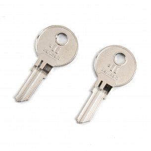 2x Spare key for Various Truck Locks Garage Doors Furniture Letterbox