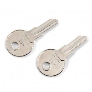 2x Spare key for Various Truck Locks Garage Doors Furniture Letterbox