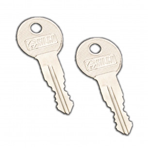 2x Spare key for WITTER GDW TOW TRUST Towbar Codes: TR01-TR10