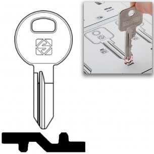 2x TriMark Key for Caravans Motorhomes RV Codes 2001-2240