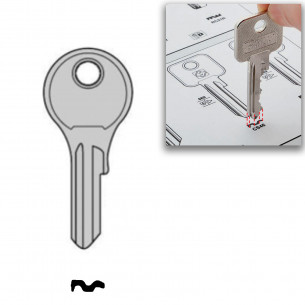 2x Westfalia trekhaak sleutelcodes 40001-50000