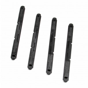 4x Roof Bar Cover Replacement Cap Rails for Opel Astra H Zafira B