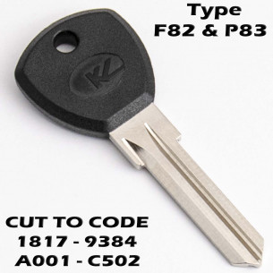 Abus F82 P82 Series Key for Bike Locks E-Bike Batteries