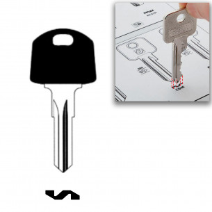 Abus ključ za brave za bicikle Kabelske brave Katanci Serija V62, X61 x2