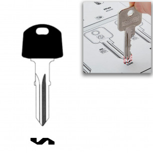 Abus Key for Bicycle Locks Bike Locks Series Z71, Z72 x2