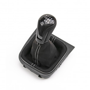 Alcantara Leather Gear Knob Shift Boot For VW