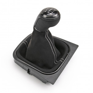 Alcantara Leather Gear Knob Shift Boot For VW - Aftermarket