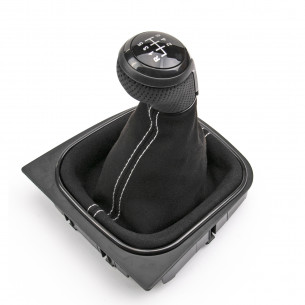 Alcantara Leather Gear Knob Shift Boot For VW - Aftermarket