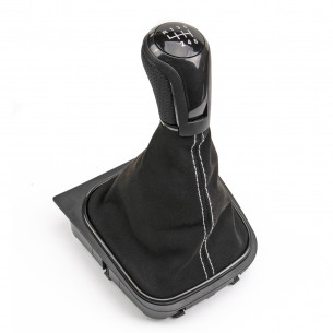 Alcantara Leather Gear Knob Shift Boot For VW - Aftermarket