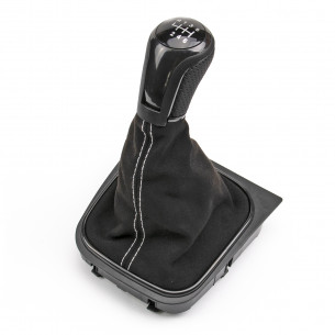 Alcantara Leather Gear Knob Shift Boot For VW - Aftermarket