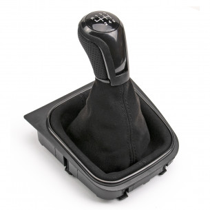 Alcantara Leather Gear Knob Shift Boot For VW