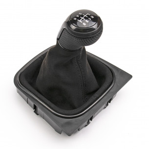 Alcantara Leather Gear Knob Shift Boot For VW