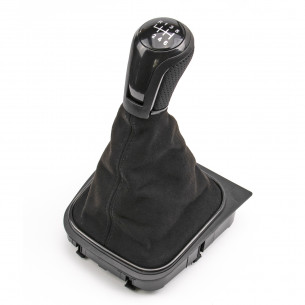 Alcantara Leather Gear Knob Shift Boot For VW