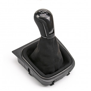 Alcantara Leather Gear Knob Shift Boot For VW