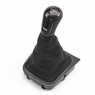 Alcantara Leather Gear Knob Shift Boot For VW