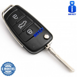 Audi Flip Key Shell Cu 3 Butoane