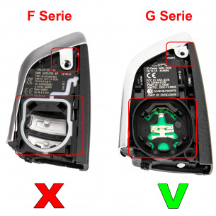 BMW 3 G20 5 G30 G31 6 G32 7 G11 X5 G05 X6 G06 8 G15 Guscio Chiave