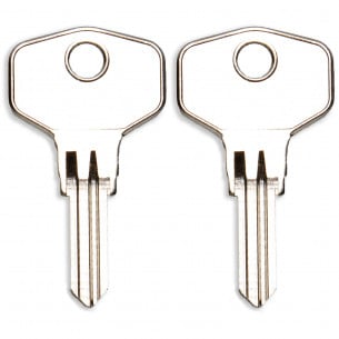 Burg-Wächter Key for Mailbox Letterbox Code B001-B125 x2