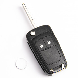 Car Key Cover With 2 Buttons for Chevrolet - Aftermarket