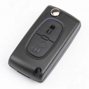 Citroen Car Key housing with 2 Buttons