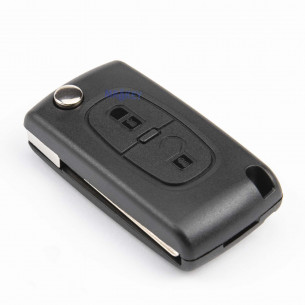 Citroen Car Key housing with 2 Buttons