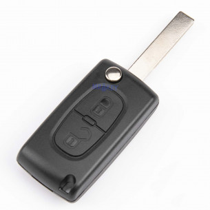 Citroen Car Key housing with 2 Buttons