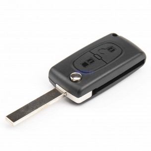 Citroen Car Key housing with 2 Buttons