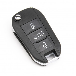 Car Key Shell With 3 Buttons for Peugeot / Citroen