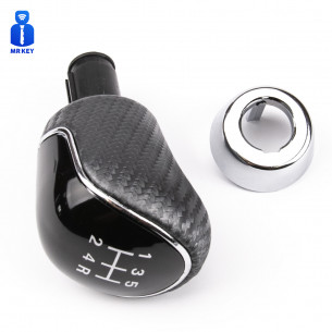 Carbon Leather Gear Shift Stick Knob 5-Speed For Ford